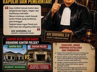 Curhatan ADV Suhendra, S.H: Kantor Desa Lebih Bagus Dibanding Kantor Polsek