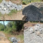 Akses jalan Penghubung antara " Ciwangi ,Cibungur, Cidangder. rusak parah dan terbengkalai yang berada di wilayah dua kecamatan