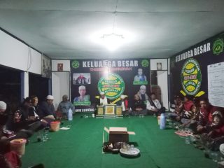 Keluarga Besar Poskab Sapujagat Cabang Sagaranten Gelar Istighosah di Kampung Bobojong