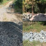 Jalan Ciwangi Penghubung Tiga Desa di Sukabumi Rusak Parah,Sepenuhnya Andalkan Swadaya Masyarakat
