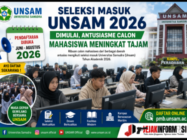 Seleksi Masuk Unsam 2026 Dimulai, Antusiasme Calon Mahasiswa Meningkat Tajam