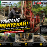 Pantang Menyerah Hadapi Medan Sulit, Satgas TMMD 129 Kodim 0102/Pidie Terus Kejar Sumur Bor untuk Santri dan Warga