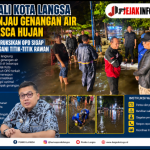 Wali Kota Langsa Tinjau Genangan Air Pasca Hujan, Instruksikan OPD Sigap Tangani Titik-Titik Rawan