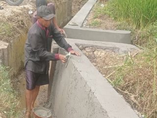 Pembangunan Irigasi Perpipaan Sistem Sewa Kelola di Kampung Lamping Cidahu Hampir Selesai, Dana APBN Rp97 Juta