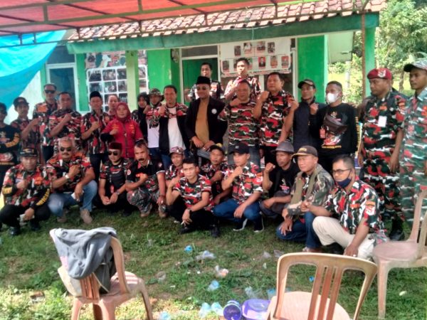 Laskar merah putih Indonesia lmpi mac kecamatan Pabuaran perkuat kebersamaan dan siap bersinergi dengan TNI polri