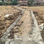 Warga Nagrak dusun cibojong mengadakan gotong royong pelebaran jalan dan pengecoran ruas jalan Nagrak.cilele