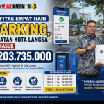 Efektifitas Empat Hari E-Parking, Pendapatan Kota Langsa Sudah Masuk Rp. 203.735.000