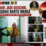 Lima Hari Jadi Geuchik Gampong Meurandeh Dayah, Rizal Sudah Bantu Warga Kesulitan Ekonomi.