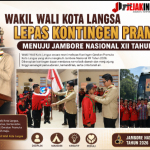 Wakil Wali Kota Langsa Lepas Kontingen Pramuka Menuju Jambore Nasional XII Tahun 2026