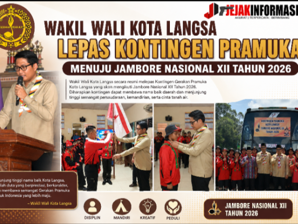 Wakil Wali Kota Langsa Lepas Kontingen Pramuka Menuju Jambore Nasional XII Tahun 2026