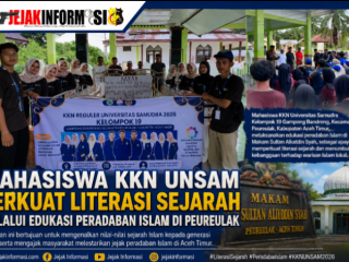Mahasiswa KKN UNSAM Perkuat Literasi Sejarah Melalui Edukasi Peradaban Islam di Peureulak