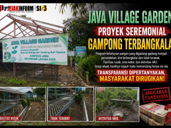 Kebun Java Village Garden Dan PPK Gampong Jawa Gagal Dan Terbengkalai Diduga Untuk Ketahanan Pangan Masyarakat