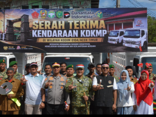 Pemko Langsa Serahkan Kendaraan Operasional Koperasi Merah Putih, Dorong Penguatan Ekonomi Gampong