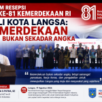 Malam Resepsi HUT ke-81 Kemerdekaan RI, Wali Kota Langsa: Kemerdekaan Bukan Sekadar Angka