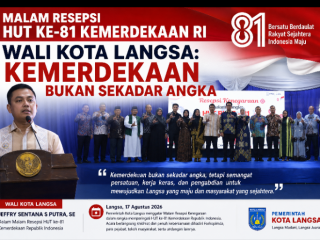 Malam Resepsi HUT ke-81 Kemerdekaan RI, Wali Kota Langsa: Kemerdekaan Bukan Sekadar Angka
