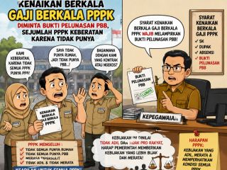 Kenaikan Berkala Gaji Berkala Berkala PPPK Diminta Bukti Pelunasan PBB, Sejumlah PPPK Keberatan Karena Tidak Punya