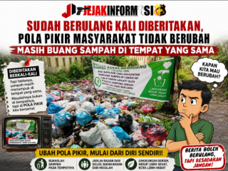 Sudah Berulang Kali Diberitakan, Pola Pikir Masyarakat Tidak Berubah Masih Buang Sampah di Tempat yang Sama