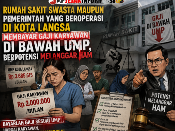Rumah Sakit Swasta Maupun Pemerintah Yang Beroperasi Di Kota Langsa Membayar Gaji Karyawan di Bawah UMP, Berpotensi Melanggar HAM