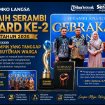 Pemko Langsa Raih Serambi Award Ke 2 2026 Kategori Pemimpin yang Tanggap Kebutuhan Warga, Tahun 2025 Meraih Serambi Award Katagori Kota Pesisir Inovatif Dan kreatif