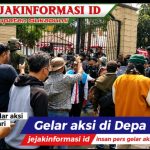 Insan Pers Gelar Aksi di Depan Kantor Kejari Kabupaten Sukabumi, Soroti Keterbukaan Informasi