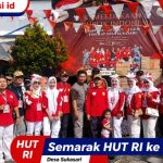 Semarak HUT RI ke-81, Desa Sukasari Cisaat Gelar Beragam Lomba dan Santunan Anak Yatim