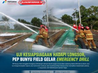 Fasilitas Migas Jadi Skenario  Darurat Longsor, Pertamina EP Bunyu Kerahkan Tim Lintas Instansi