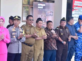 Acara terima kunker Kapolda Jawa Barat ke kapolres Sukabumi