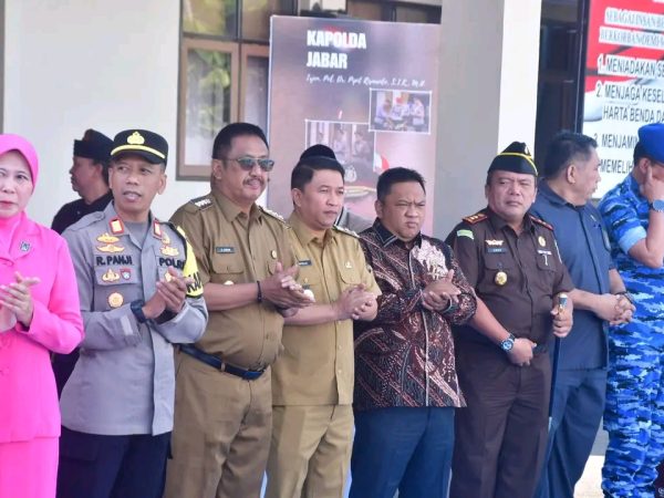 Acara terima kunker Kapolda Jawa Barat ke kapolres Sukabumi