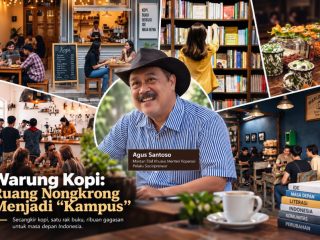 Warung kopi ruang nongkrong menyjadi kampus
