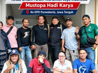 Kujungan kerja ke Jateng ketum Fwji Indonesia Mustopa jadi karya tegaskan pentingnya insan pers.