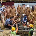 Walikota, Wakil Walikota dan Sekda Langsa Letakkan Batu Pertama Pembangunan Masjid Asy-Syakirin