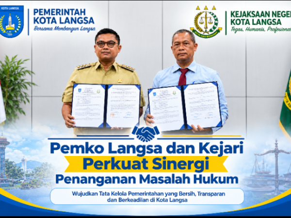 Pemko Langsa dan Kejari Perkuat Sinergi Penanganan Masalah Hukum
