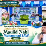 Gampong Alue Merbo Laksanakan Peringatan Maulid Nabi Muhammad SAW 1448 H.Tausiah Di Isi Oleh Ustadz H.Achmad Shofa Siregar, Lc.