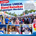 CFD Langsa Jadi Etalase UMKM, 245 Stand Ramaikan Lapangan Merdeka