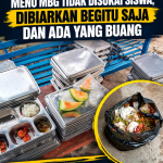 Menu MBG Tidak Disukai Siswa Dibiarkan Begitu Saja Dan Ada Yang Buang.
