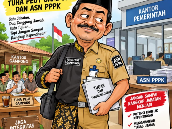 Anggota Tuha Peut Gampong Sidorejo Sudah Diangkat PPPK Pemkot Langsa Dan Aceh Timur Segera Mengundurkan Diri, Melanggar Qanun Aceh