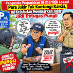 Pengelola Perparkiran Di 218 Titik Lokasi Para Jukir Tak Kantongi Karcis, Ini Kejahatan Membiarkan Jukir Jadi Petugas Pungli