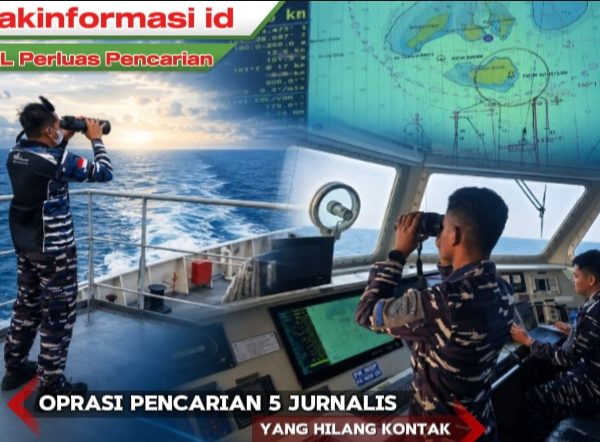 5 Jurnalis Belum Ditemukan, TNI AL Perluas Pencarian di Selat Sunda
