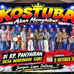 Grup kostuba dari pinang jajar desa Cibadak kac Pabuaran kab sukabumi siap menghibur warga Waringinsari
