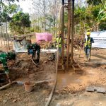 H+4.TMD.KE .130.KODIM 06/22.KABUPATEN SUKABUMI MENGERJAKAN PEMBANGUNAN SUMUR BOR DI CIKIARA KEBUN CAPAI KEDALAMAN 40 METER