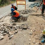 Pekerjaan plat beton Rp.186.770987.rupiah cilengsir Pabuaran disorot metrial dipertanyakan-konsultan pengawas dan PPK pada kemana?