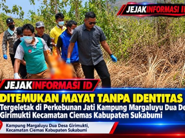 Mayat Perempuan Tanpa Identitas Ditemukan di Perkebunan Jati Ciemas, Sukabumi