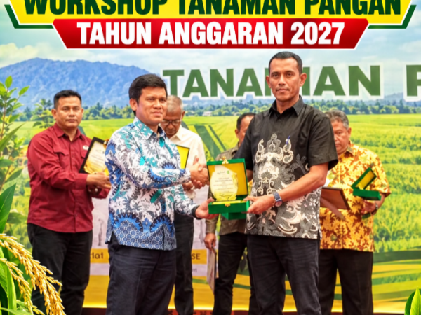Kota Langsa Raih Penghargaan  Workshop Tanaman Pangan 2027