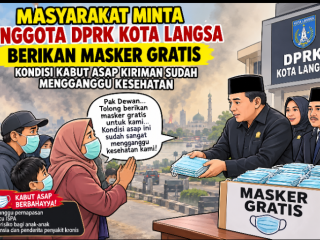 Masyarakat Minta Anggota DPRK Kota Langsa Berikan Masker Gratis, Kondisi Kabut Asap Kiriman Sudah Mengganggu Kesehatan