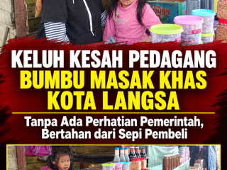 Keluh Kesah Pedagang Bumbu Masak Khas Kota Langsa Tanpa Ada Perhatian Pemerintah, Bertahan Dari Sepi Pembeli