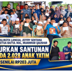 Walikota Langsa, Jeffry Sentana Dan Ketua Baitul Mal, Muammar Qaushar  Salurkan Santunan Kepada  2.028 Anak Yatim  Senilai Rp.203 Juta
