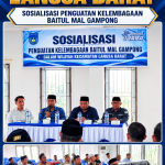 Kecamatan Langsa Barat Sosialisasi Penguatan Kelembagaan Baitul Mal Gampong