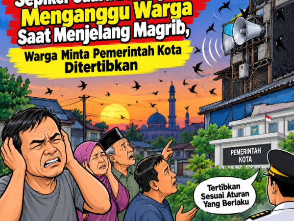 Sepiker Suara Burung Walet Menganggu Warga Saat Menjelang Magrib, Warga Minta Pemerintah Kota Ditertibkan