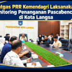 Satgas PRR Kemendagri Laksanakan Monitoring Penanganan Pascabencana di Kota Langsa