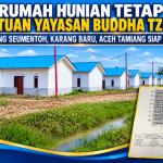 Rumah Hunian Tetap Bantuan Yayasan Buddha Tzu Chi  Di Tanjung Seumentoh Karang Baru Aceh Tamiang Siap Ditempati